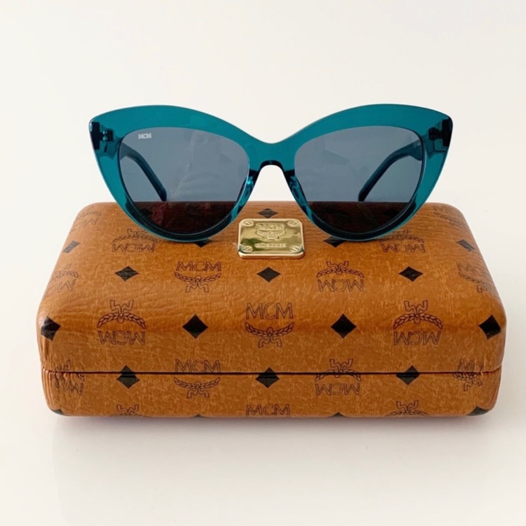 Mcm Teal Sunglasses